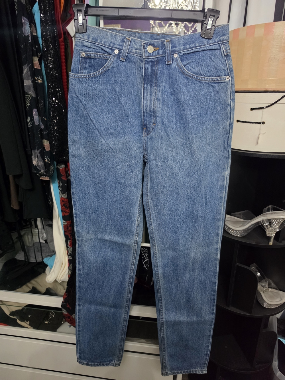Jordache Women's Straight Leg Jeans - Blue Denim